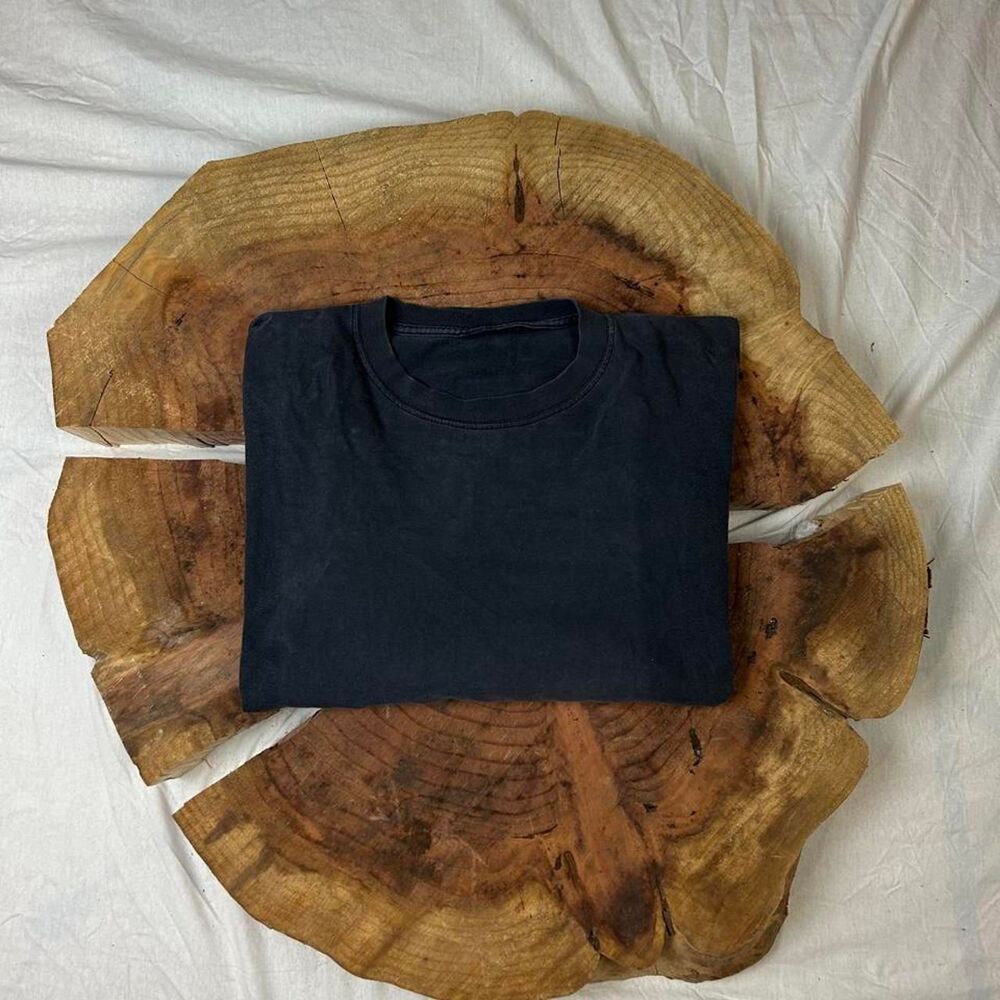 Men's Navy and Black T-shirt